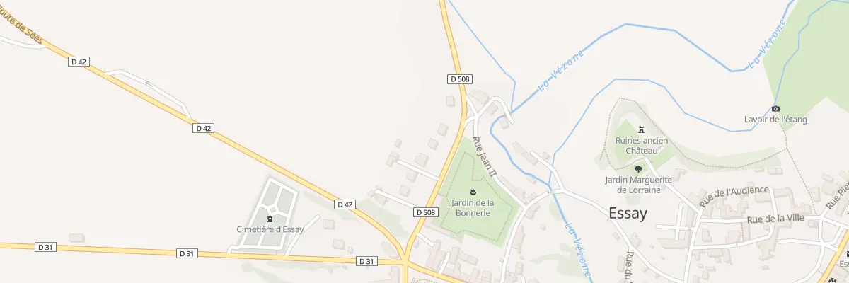 Plan du 9 Rue de la Bonnerie à Tinchebray-Bocage