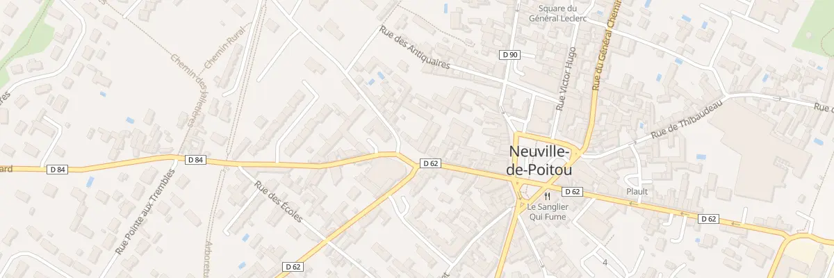 Plan du 1 Rue Michelet à Neuville-de-Poitou