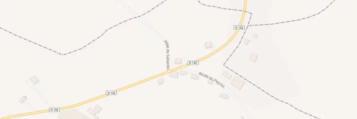 Plan du 3465 Rte d’Escassefort à Virazeil