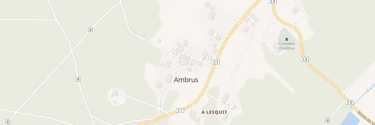 Plan du 5 Le Bourg à Ambrus
