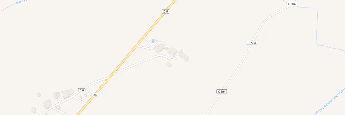 Plan du 94 Carrefour à Sénestis