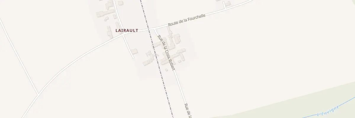 Plan du 7 Rue de la Croix Robert à Doussay