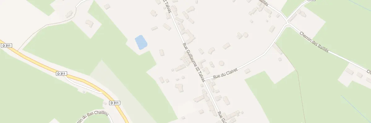 Plan du 49B Rue Guillaume III Talvas à Neufchâtel-en-Saosnois