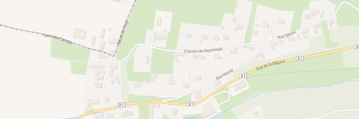 Plan du 8 Che de Peyremale à Aubarède