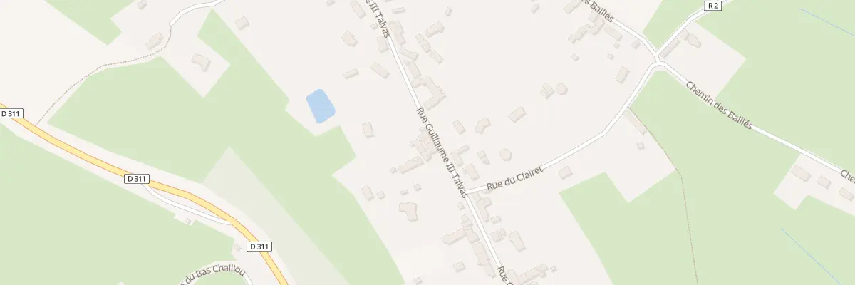 Plan du 49 Rue Guillaume III Talvas à Neufchâtel-en-Saosnois
