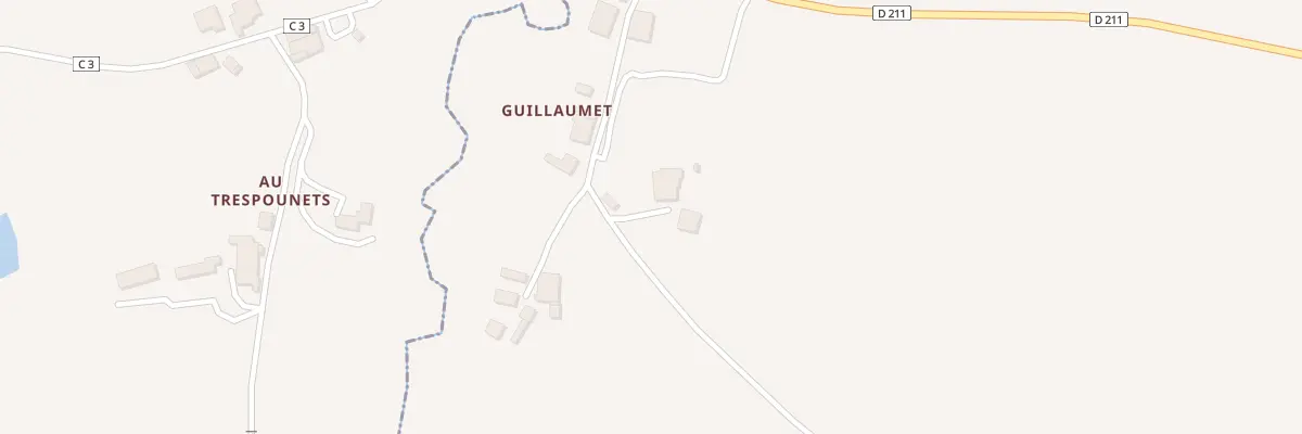 Plan du 90 Guillaumet à Monteton