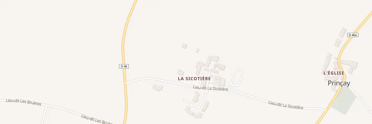 Plan du 5169F La Sicotiere à Prinçay