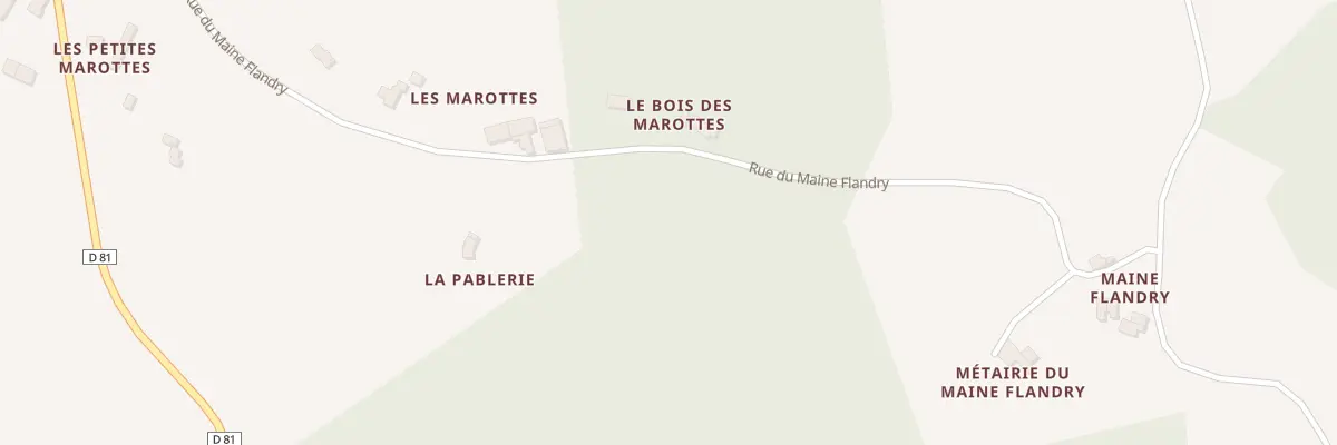 Plan du 7 Rue du Maine Flandry à Magnac-lès-Gardes