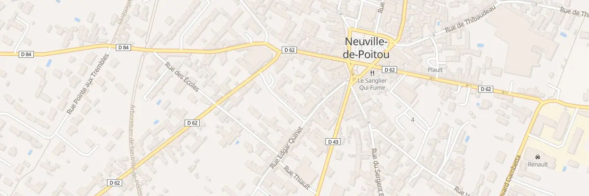 Plan du 7 Rue de la Cour Nivelle à Neuville-de-Poitou