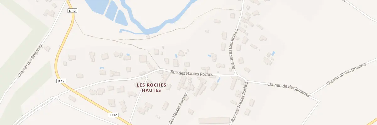 Plan du 25 Rue des Hautes Roches à Quinçay