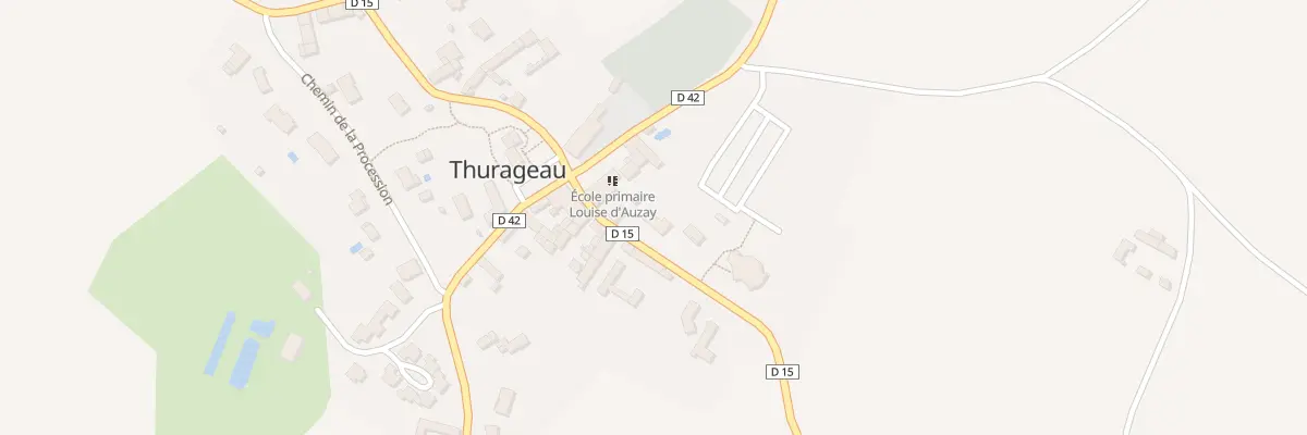 Plan du 3 Rue de la Gannerie à Thurageau