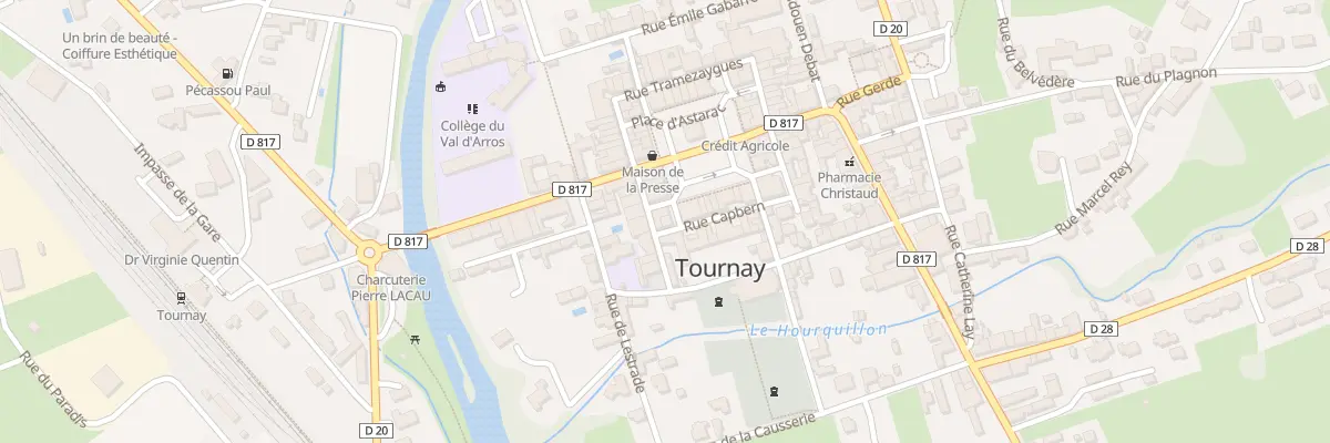 Plan du 14 Rue Capbern à Tournay
