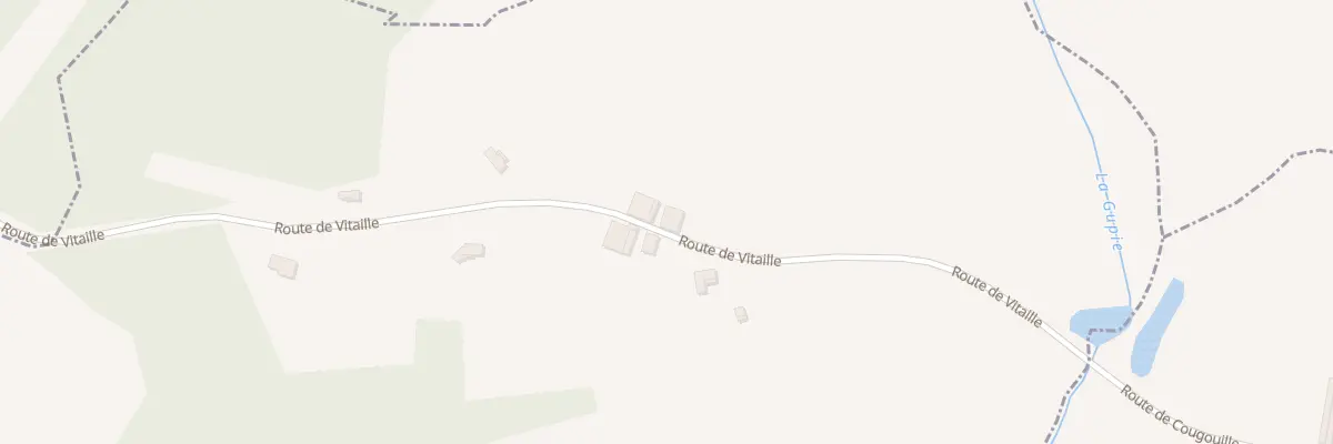 Plan du 717 Rte de Vitaille à Saint-Avit