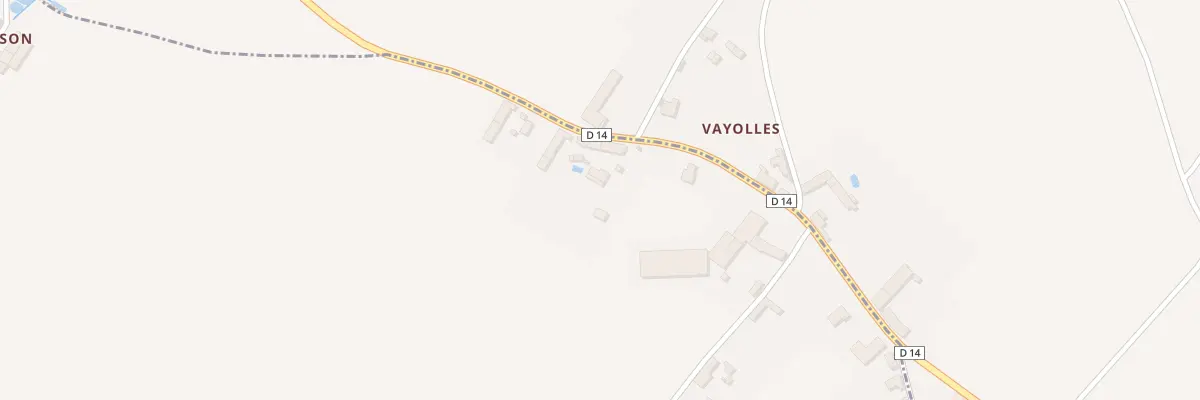 Plan du 17 Vayolles à Saires