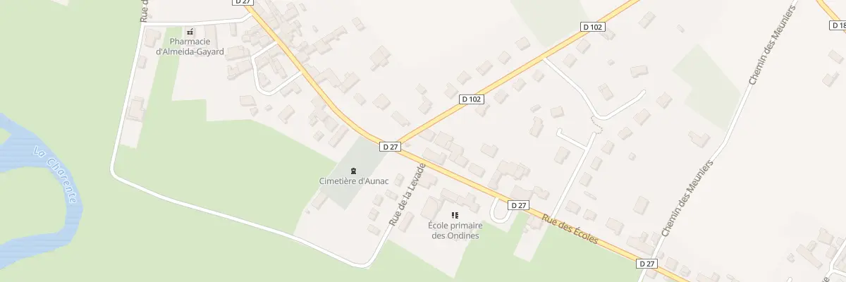 Plan du 2 Rte de la Garenne à Aunac-sur-Charente