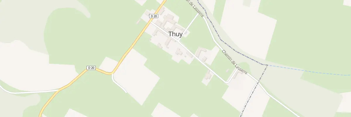 Plan du 130 Rue des Pyrénées à Thuy
