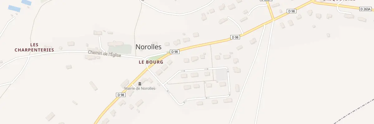 Plan du 75 All des Pommiers à Norolles