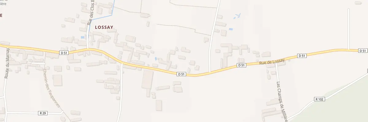 Plan du 81 Rue de Lossay à Restigné