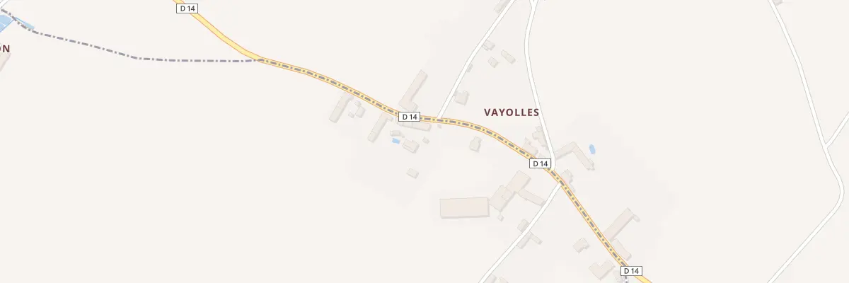 Plan du 19 Vayolles à Saires