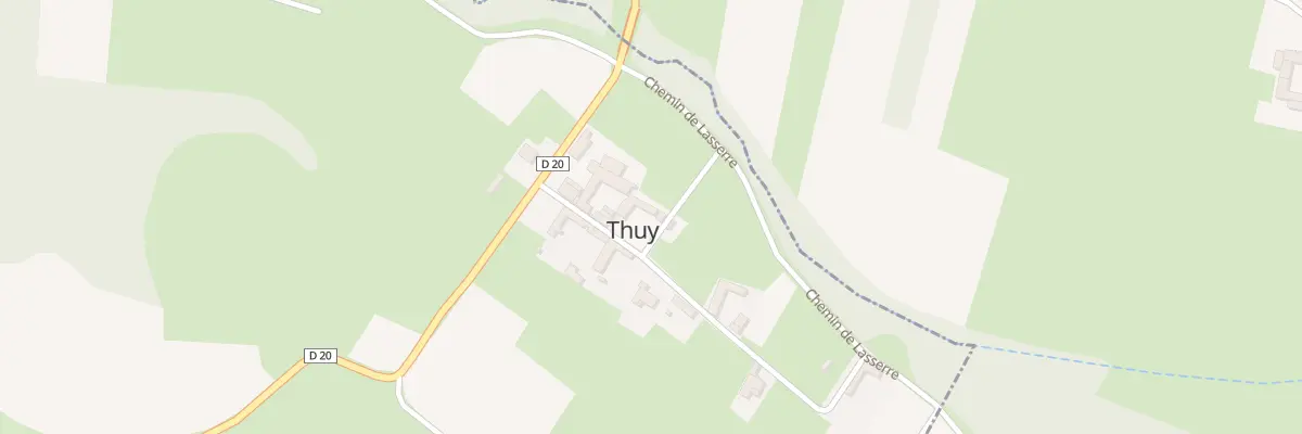 Plan du 3 Che Lalanne à Thuy