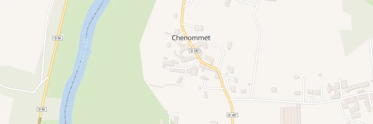 Plan du 2 Imp du Lavoir à Aunac-sur-Charente