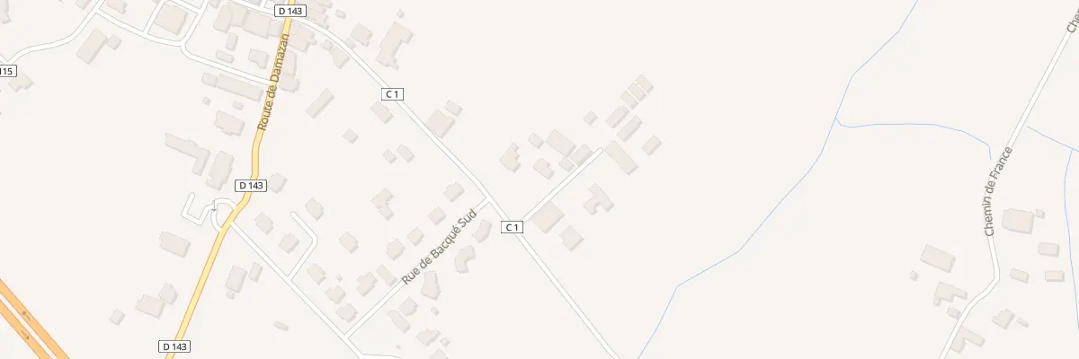 Plan du 53 All de Marède à Calonges