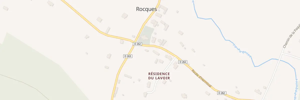 Plan du 48 Rte d’Hermival Rd 263 à Rocques