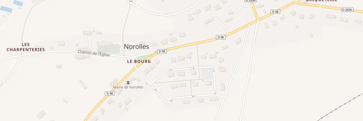 Plan du 95 Le Couchis de la Pointe à Norolles