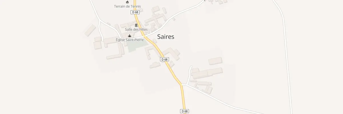 Plan du 8 Rue René Monory à Saires