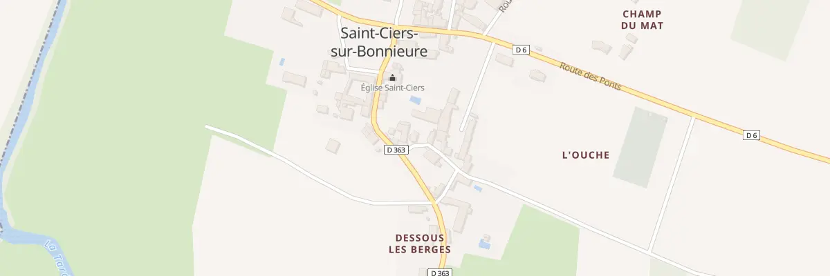 Plan du 3 Che du Taillis à Saint-Ciers-sur-Bonnieure