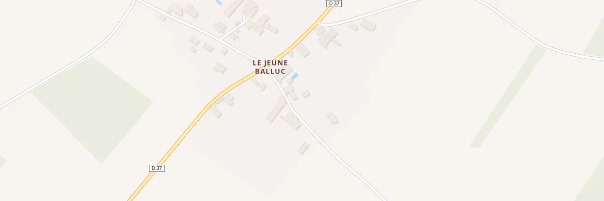 Plan du 33 Le Jeune Balluc à Blanzay