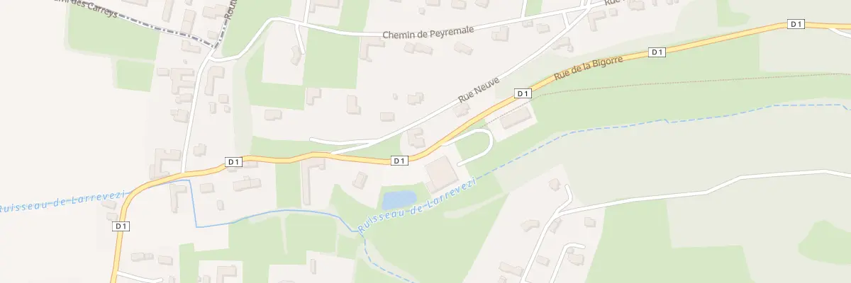 Plan du 4 Rue Neuve à Aubarède