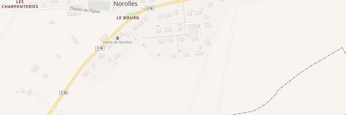 Plan du 333 All des Pommiers à Norolles