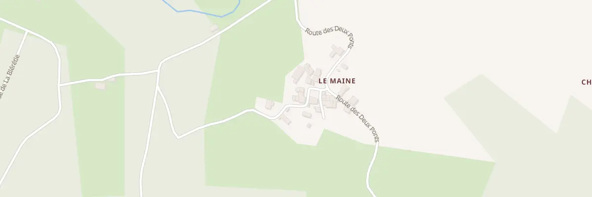Plan du 38 Le Maine Sud à La Jemaye-Ponteyraud