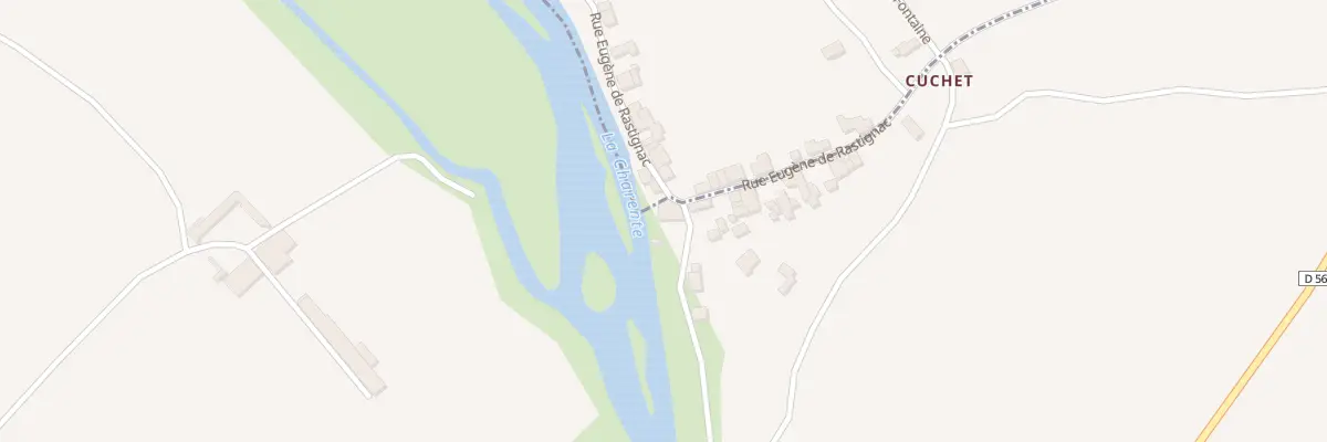 Plan du 1 Rue Eugène de Rastignac à Verteuil-sur-Charente