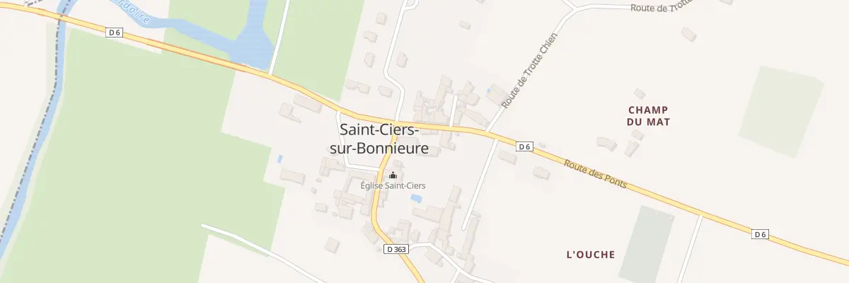 Plan du 4 Rte des Ponts à Saint-Ciers-sur-Bonnieure