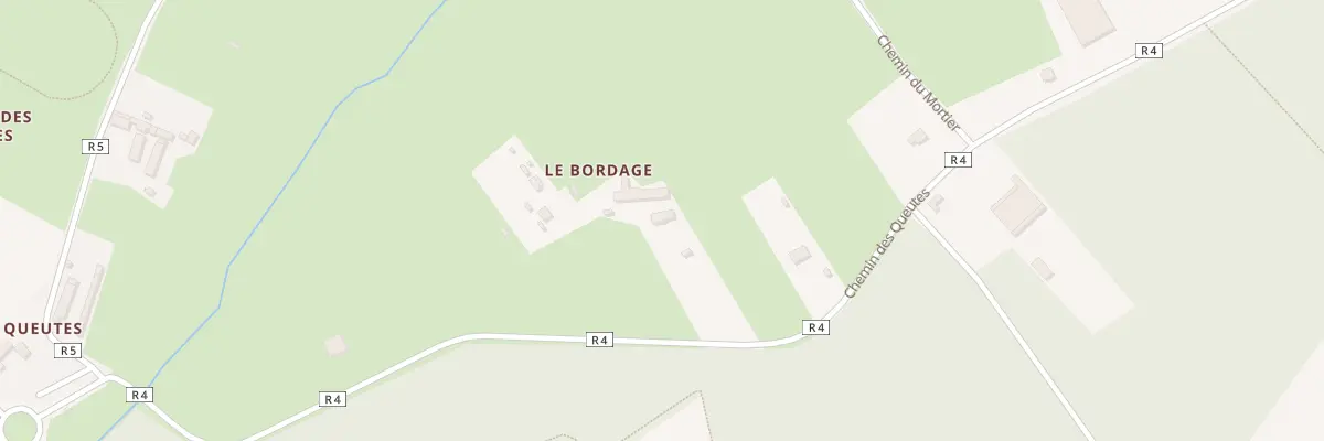 Plan du 5064 Le Bordage à Ruaudin