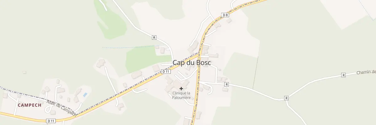 Plan du 5033 Au Cap du Bosc à Caubeyres