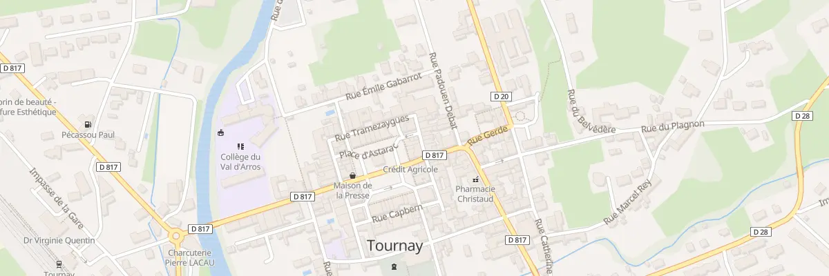 Plan du 1 Rue Gen Dupouey à Tournay