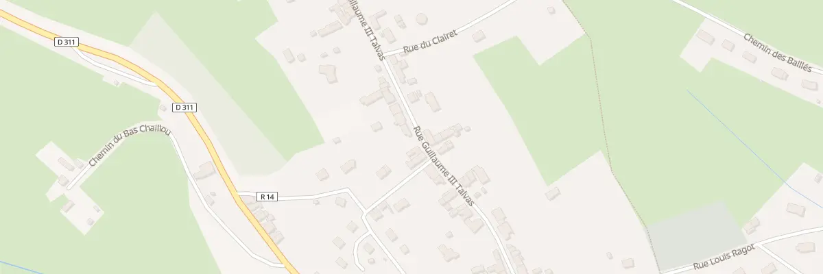 Plan du 39 Rue Guillaume III Talvas à Neufchâtel-en-Saosnois
