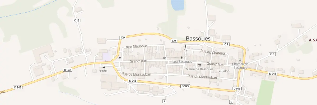 Plan du 67 Le Village à Bassoues