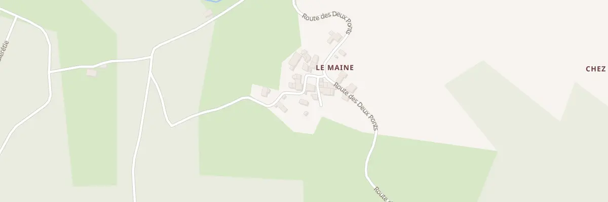 Plan du 26 Le Maine Sud à La Jemaye-Ponteyraud