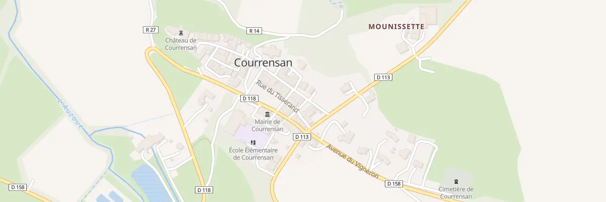 Plan du 5 Rue du Sapeur Pompier à Courrensan