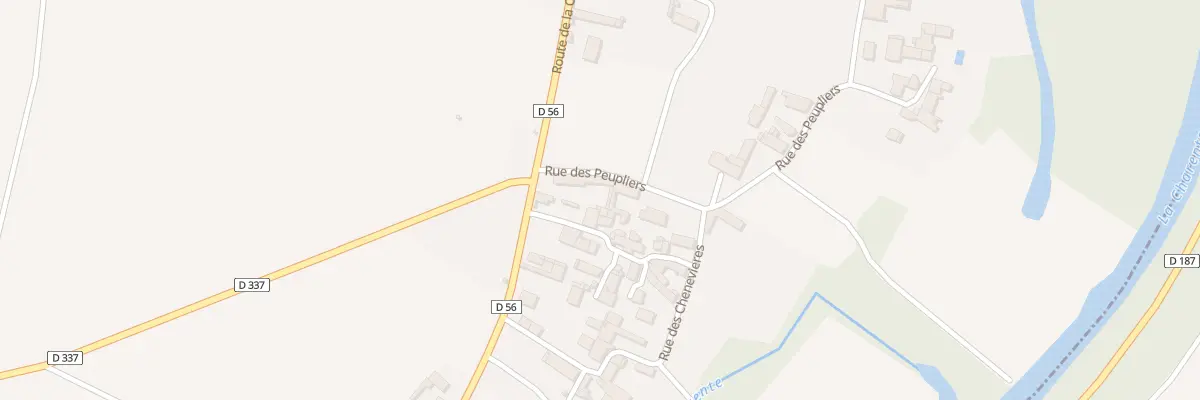 Plan du 2 Rue des Peupliers à Chenon