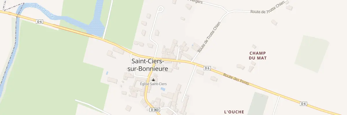 Plan du 5 Rte des Ponts à Saint-Ciers-sur-Bonnieure