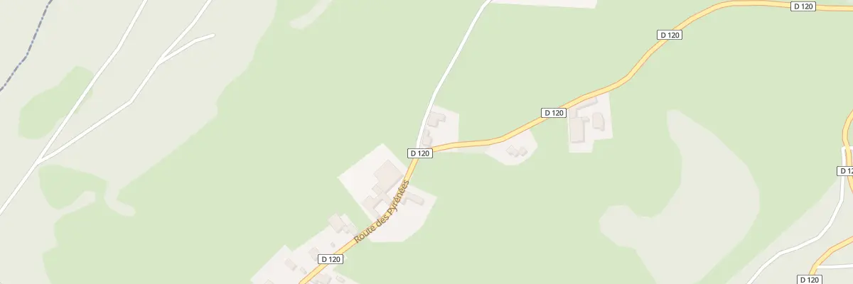 Plan du 59 Rte Pyrenees à Chelle-Spou