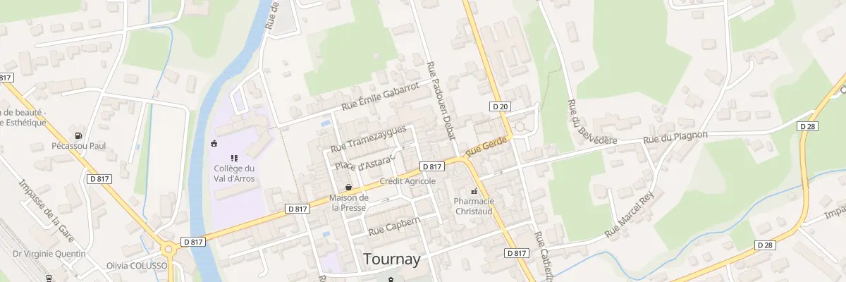Plan du 8 Rue Gen Dupouey à Tournay