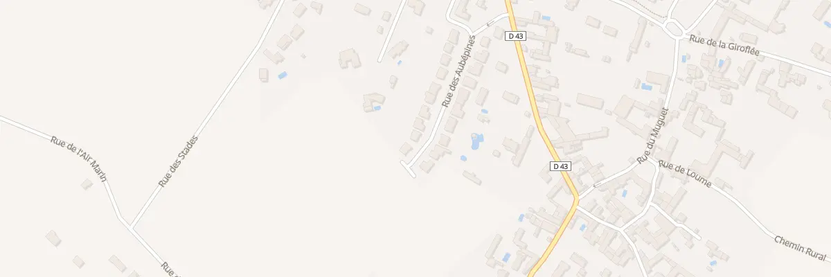Plan du 17 Rue des Aubepines à Neuville-de-Poitou