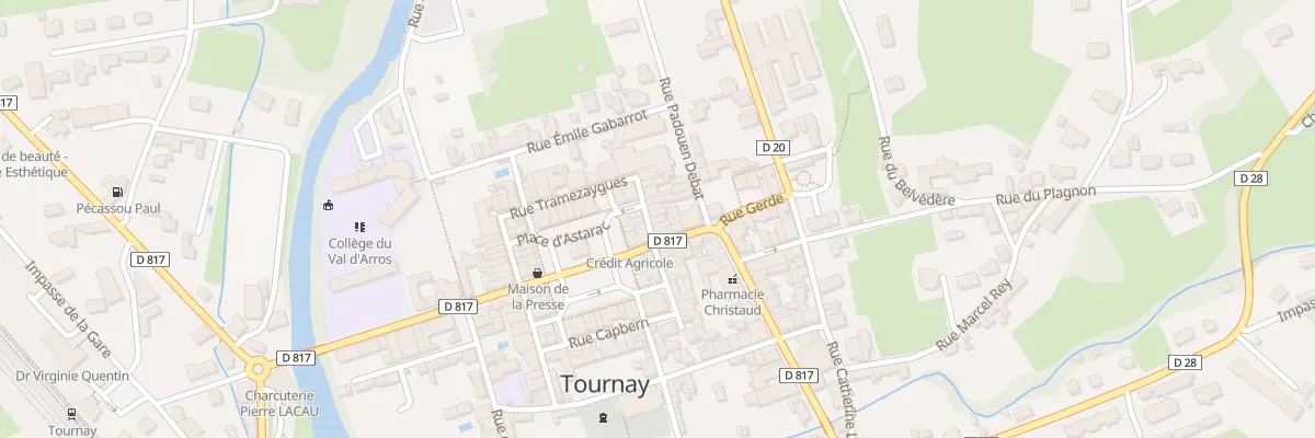 Plan du 2 Rue Gen Dupouey à Tournay
