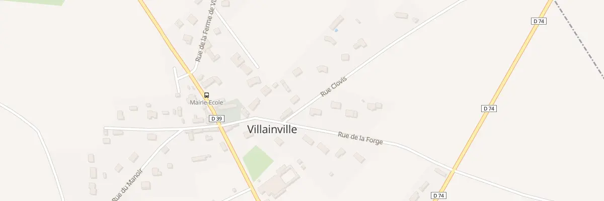 Plan du 1 Rue Clovis à Villainville